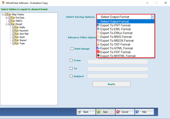 Image 0 for WholeClear Webmail Backup…