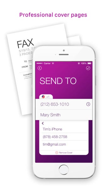Image 0 for Tiny Fax - send fax from …