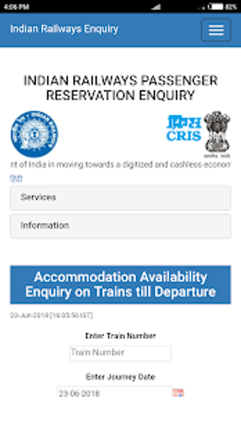 Image 1 for Indian Railway Enquiry an…