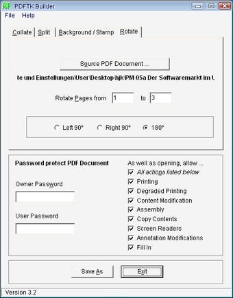 Imagen 2 para PDFTK Builder Portable