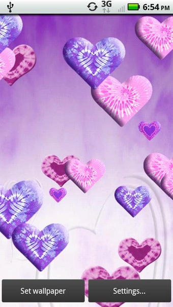 Image 1 for Tie Dye Hearts Live