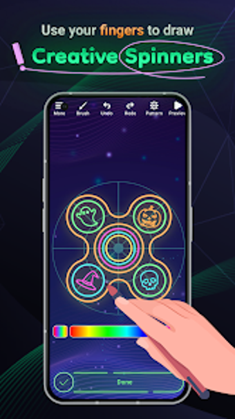 Image 0 for Draw Neon Glow Finger Spi…