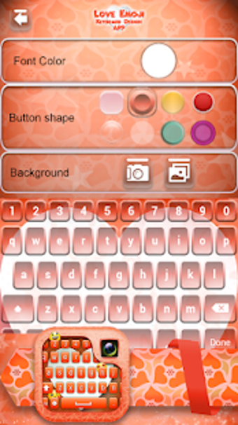 Image 2 for Love Emoji Keyboard Desig…