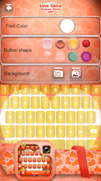 Image 1 for Love Emoji Keyboard Desig…
