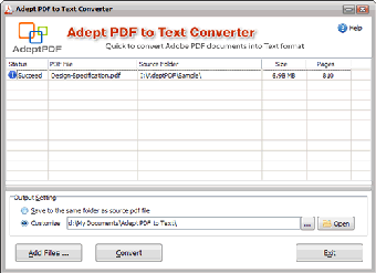 Image 0 for Adept PDF to Text Convert…