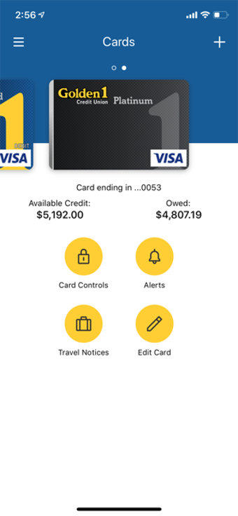 Image 3 for Golden 1 Card Controls