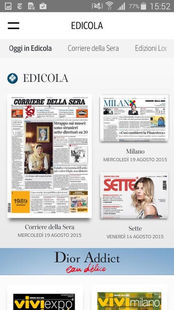 Imagen 1 para Corriere della Sera DE