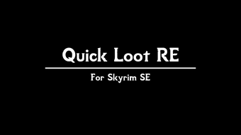 Image 0 for Quick Loot RE