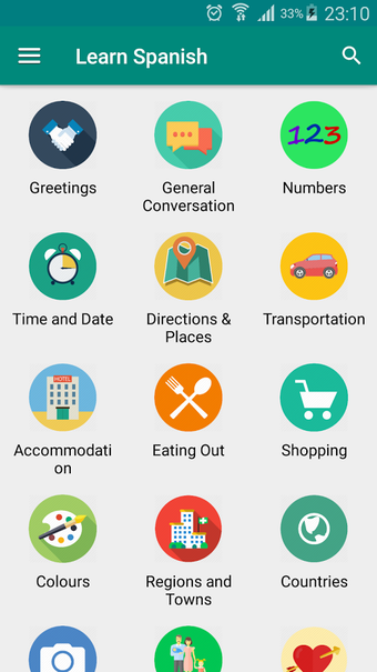 Imagen 0 para Learn Spanish Offline