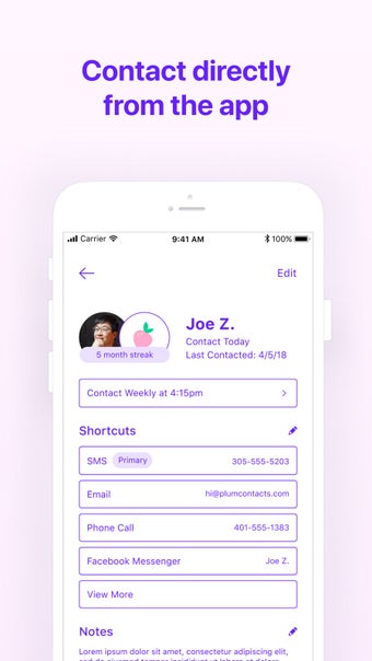 Image 1 for Plum Contacts