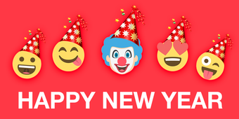 Image 0 for Happy New Year Emoji Stic…