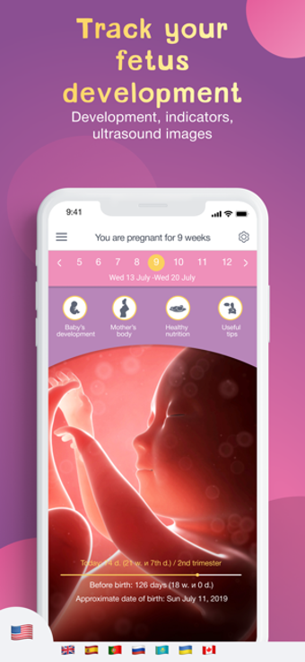 Imagen 2 para Pregnancy Tracker and Bab…