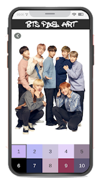 Imagen 1 para BTS  Pixel Art - BTS Colo…