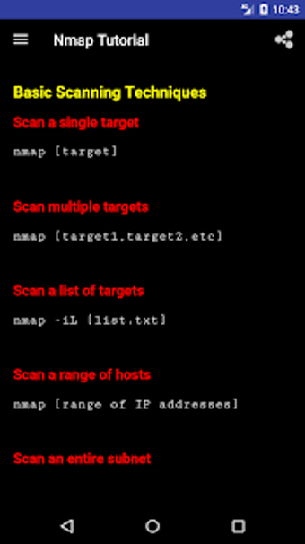 Image 0 for Nmap Tutorial
