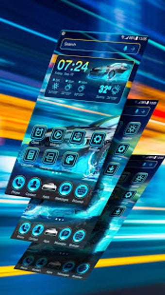 Image 1 for Car launcher theme &wallp…