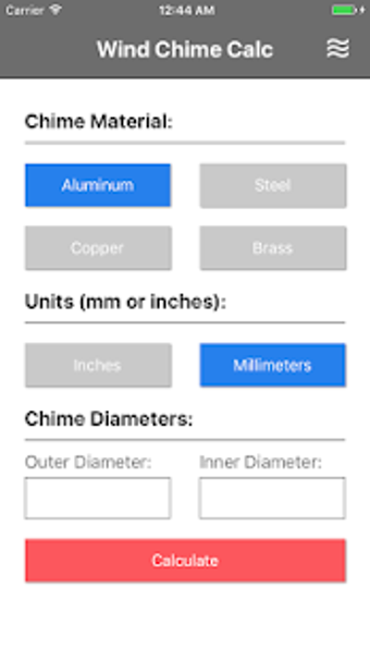 Image 0 for Wind Chime Calculator