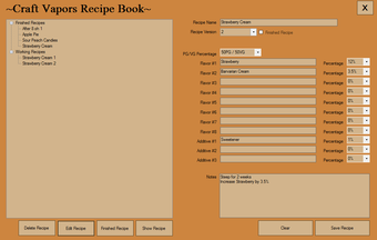 Image 1 for Craft Vapors Recipe Book