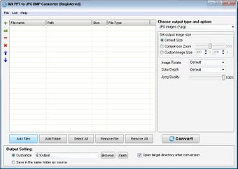 Image 0 for Ailt PPT to JPG BMP Conve…