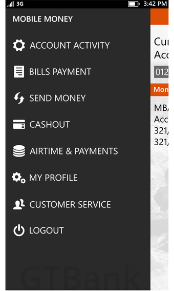 Imagen 1 para GTBank Mobile for Windows…