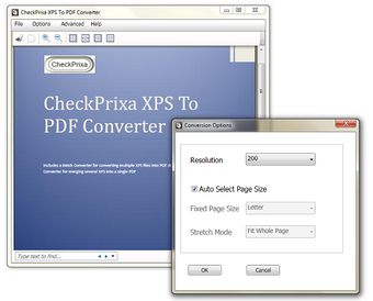 Image 0 for CheckPrixa XPS To PDF Con…