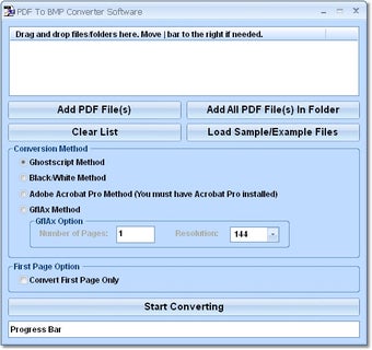 Imagen 0 para PDF To BMP Converter Soft…