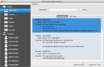 Image 0 for AST Android SMS Transfer