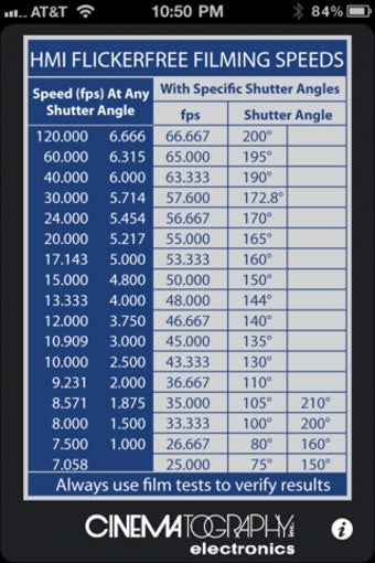 Image 1 for FLICKERfree Calculator