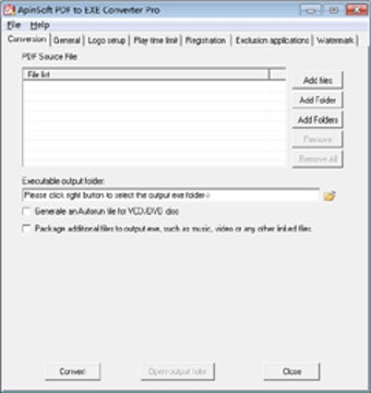 Imagen 0 para ApinSoft PDF to EXE Pro C…