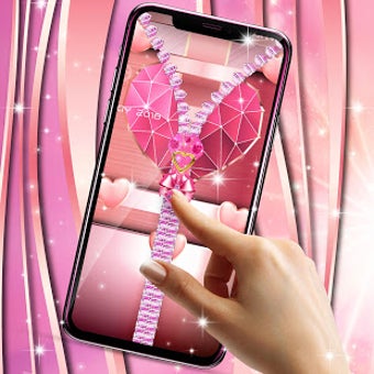 Imagen 3 para Rose gold lock screen zip…
