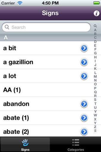 Image 0 for ASL Dictionary from NTID