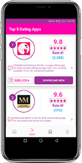 Imagen 2 para Cougar Dating Apps for Ma…