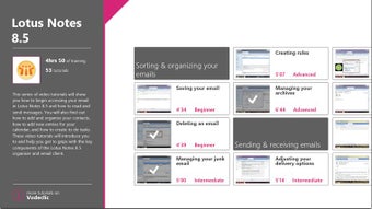 Image 0 for Lotus Notes 8.5 Training …