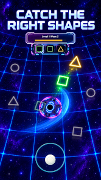 Image 0 for Neon UFO: Shape Catch