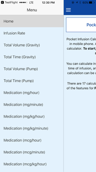 Image 2 for Pocket Infusion Calculato…