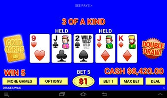 Image 3 for Double Draw Video Poker