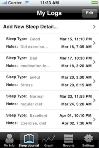 Imagen 0 para Sleep Journal