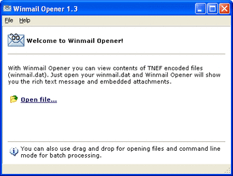 Image 0 for Winmail Opener