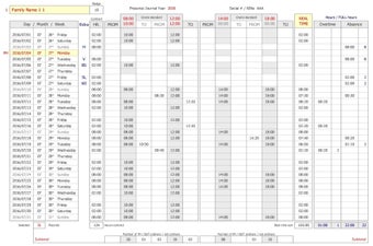 Imagen 2 para Employee Work Schedule
