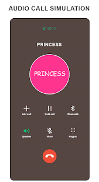 Image 0 for Princess Fake Call Simula…