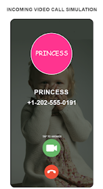 Image 1 for Princess Fake Call Simula…