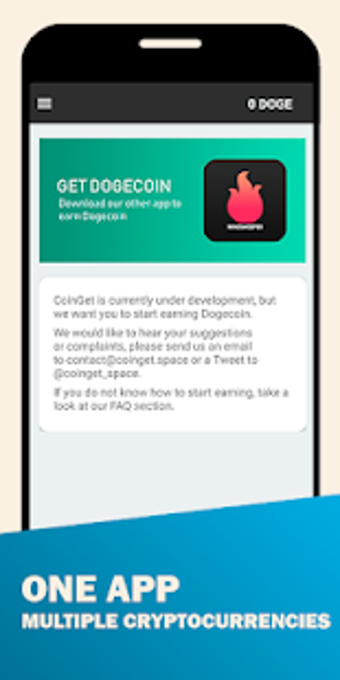 Image 0 for Dogecoin Faucet - CoinGet