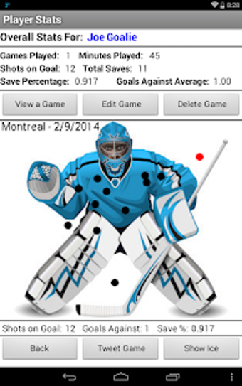 Imagen 1 para Hockey Goalie Shot Tracke…
