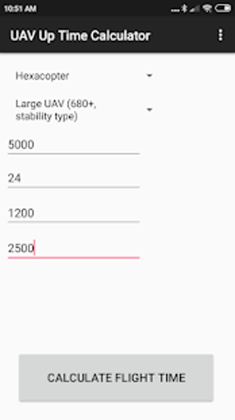 Image 0 for Drone Flight Time Calcula…