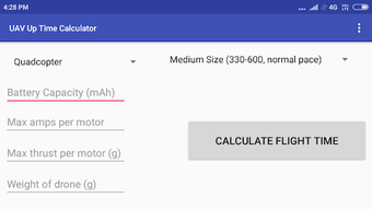 Image 2 for Drone Flight Time Calcula…