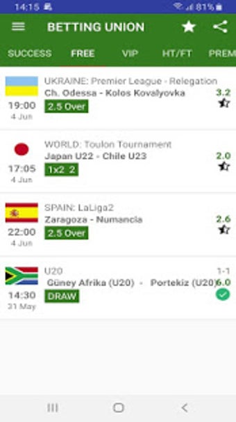 Image 2 for Betting Union Sports Tips…