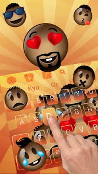 Imagen 0 para Cool African Emoji Keyboa…