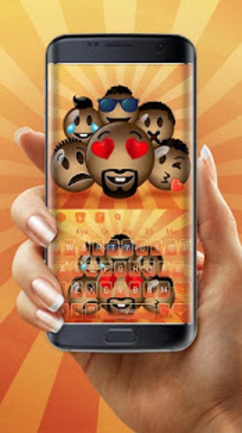 Imagen 3 para Cool African Emoji Keyboa…
