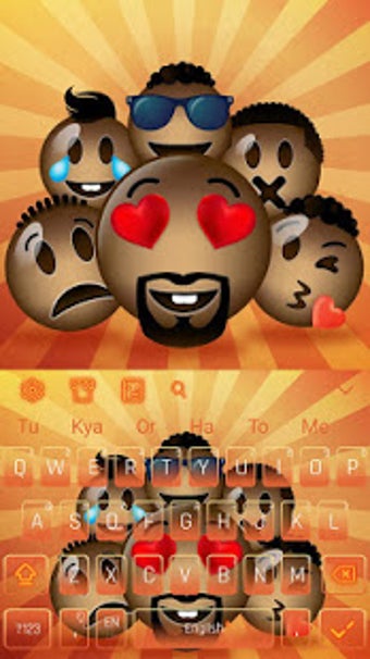 Imagen 2 para Cool African Emoji Keyboa…