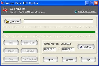 Imagen 0 para Eusing Free MP3 Cutter