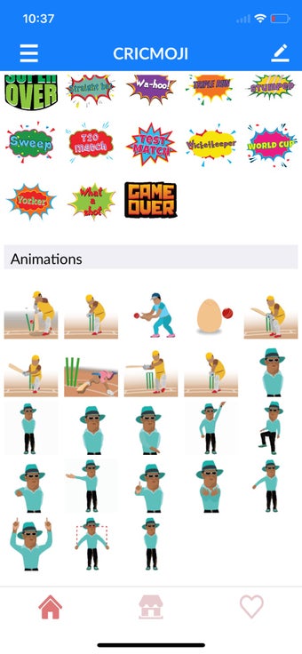 Imagen 3 para IPL Cricket Emoji Sticker…